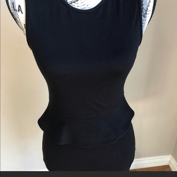 Theory Dellera Black Stretch Knit Sheath Dress - Picture 5 of 8